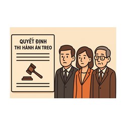 Quyết định thi hành án treo phải gửi tới những đối tượng nào?