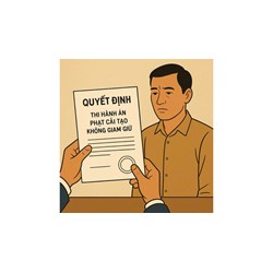 Gửi quyết định thi hành án phạt cải tạo không giam giữ cho những ai?
