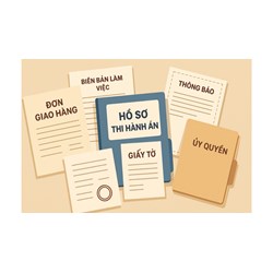 Hồ sơ thi hành án đối với pháp nhân thương mại gồm giấy tờ gì?