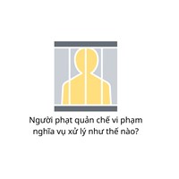 Người phạt quản chế vi phạm nghĩa vụ xử lý như thế nào?