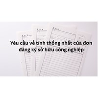Yêu cầu về tính thống nhất của đơn đăng ký sở hữu công nghiệp theo Luật sở hữu trí tuệ mới nhất