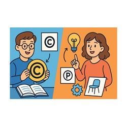 Quyền của tác giả và quyền của tác giả sáng chế, kiểu dáng công nghiệp, thiết kế bố trí theo quy định mới