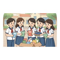 Đoạn văn nêu ý kiến tán thành một hoạt động ủng hộ giúp đỡ các bạn học sinh vùng thiên tai