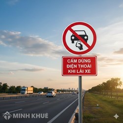 Cấm dùng điện thoại khi lái xe và mức phạt năm 2026