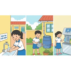 Viết một đoạn văn nêu suy nghĩ của em về việc tiết kiệm nước sạch