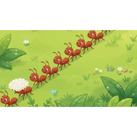 Viết đoạn văn ngắn có câu chủ đề Họ hàng nhà kiến chăm chỉ hiền lành