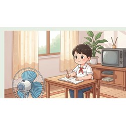 Viết 4 - 5 câu tả một đồ dùng trong gia đình em lớp 2