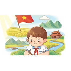 Viết đoạn văn nêu tình cảm cảm xúc về đất nước lớp 3