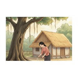 Viết đoạn văn về nhân vật em yêu thích trong câu chuyện Tấm Cám