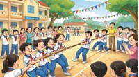 Kể lại trận thi đấu kéo co lớp 3 chọn lọc hay nhất