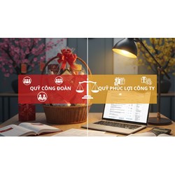 Phân biệt cách xuất hóa đơn quà tặng Tết lấy từ quỹ Công đoàn và quỹ Phúc lợi của công ty