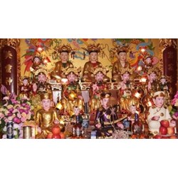 Hệ thống Tứ Phủ (Thiên, Địa, Thoải, Nhạc) là gì? Sắp xếp các ban thờ tại các Đền, Phủ ở Việt Nam