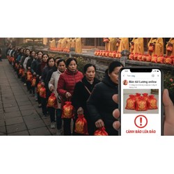 Ý nghĩa túi Lương Đền Trần Thương: Cảnh báo nạn bán "Lương giả" trục lợi qua mạng xã hội