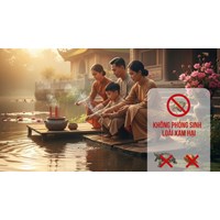 Văn khấn phóng sinh Rằm tháng Giêng và danh mục các sinh vật ngoại lai bị cấm thả ra môi trường