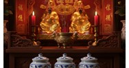 Mẹo đặt 3 hũ Gạo - Muối - Nước trên ban Thần Tài chuẩn phong thủy để tụ tài lộc