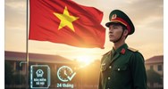 Thời gian 24 tháng đi nghĩa vụ quân sự có được tính là thời gian đóng BHXH không?