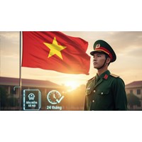 Thời gian 24 tháng đi nghĩa vụ quân sự có được tính là thời gian đóng BHXH không?
