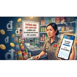 Từ 1/3/2026, hộ kinh doanh dùng tài khoản cá nhân có bị phạt không?