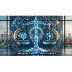 Khung đạo đức trí tuệ nhân tạo (AI) quốc gia áp dụng từ 1/3/2026