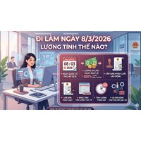 Đi làm ngày Quốc tế Phụ nữ 8/3/2026 được tính lương như thế nào?