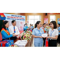Quỹ Công đoàn chi quà 8/3 năm 2026: Quy định mức chi tối đa cho mỗi nữ đoàn viên