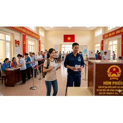 Thủ tục bỏ phiếu bầu cử tại nơi tạm trú cho sinh viên, người đi làm xa nhà
