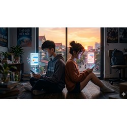 Bài mẫu UPU lần thứ 55: Rất gần trên màn hình nhưng lại xa cách trong đời thực
