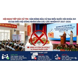 Nội dung và Kịch bản chi tiết Hội nghị tiếp xúc cử tri vận động bầu cử 2026