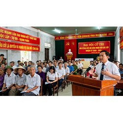 Hướng dẫn cách tổ chức Hội nghị tiếp xúc cử tri vận động bầu cử HĐND cấp cơ sở chi tiết