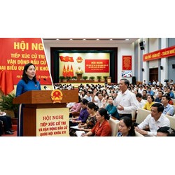 Quy định về thẩm quyền và hình thức tổ chức Hội nghị tiếp xúc cử tri vận động bầu cử 2026