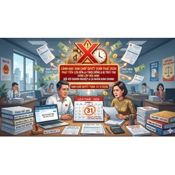 Quên nộp hồ sơ quyết toán thuế trước 31/3/2026: Cá nhân và Doanh nghiệp bị phạt bao nhiêu tiền?