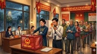 Cách xử lý theo luật khi có sự kiện bất ngờ làm gián đoạn công tác bỏ phiếu bầu cử