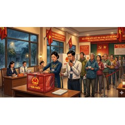 Cách xử lý theo luật khi có sự kiện bất ngờ làm gián đoạn công tác bỏ phiếu bầu cử