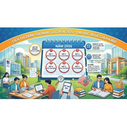 Lịch thi Đánh giá năng lực ĐHQGHN (HSA) đợt 2 năm 2026