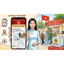Hướng dẫn cử tri tra cứu địa điểm bỏ phiếu Bầu cử 2026 qua VNeID