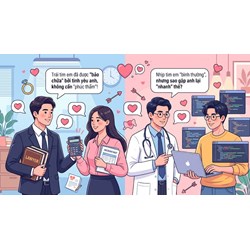 Văn mẫu thả thính theo ngành nghề: Tán đổ Dân Luật, Kế toán, Bác sĩ, IT ...