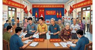 Hướng dẫn Cử tri nhận Phiếu Bầu cử 2026 tại khu vực bỏ phiếu theo Thông tư 21
