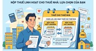 Cá nhân cho thuê Bất động sản được chọn đóng Thuế linh hoạt 1 lần hoặc 2 lần/năm