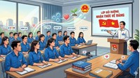 Quy trình, tiêu chuẩn cử Đoàn viên thanh niên ưu tú đi học lớp Cảm tình Đảng