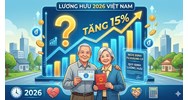 Năm 2026 còn áp dụng mức tăng lương hưu 15% theo Nghị định 75 không?