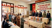 Hướng dẫn quy trình, thời gian tổ chức Lễ khai mạc tại các điểm bỏ phiếu Bầu cử 15/3/2026