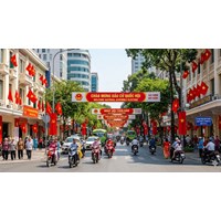 Lịch treo cờ Tổ quốc chào mừng Bầu cử Quốc hội tại khu vực TP.HCM