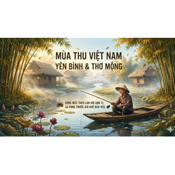 Viết đoạn văn nêu cảm nhận về một hình ảnh đặc sắc trong một bài thơ thu của Nguyễn Khuyến