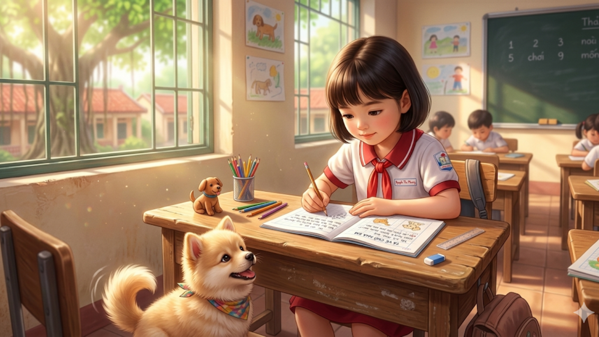 Viết bài văn tả con chó lớp 4, 5 ngắn, dài, hay nhất