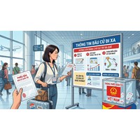 Cử tri đang đi du lịch có được bỏ phiếu ở nơi khác hoặc nhờ người bầu cử thay?