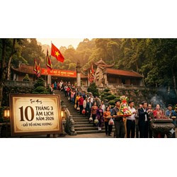 Lịch nghỉ lễ Giỗ tổ Hùng Vương 2026: Người lao động được nghỉ mấy ngày?