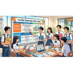 Các tổ hợp khối C, D có môn Giáo dục Kinh tế & Pháp luật thi Đại học 2026