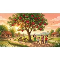 Viết bài văn phân tích tác phẩm “Bồng chanh đỏ” của Đỗ Chu lớp 8