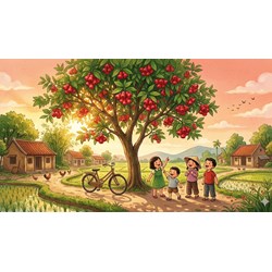 Viết bài văn phân tích tác phẩm “Bồng chanh đỏ” của Đỗ Chu lớp 8