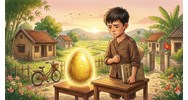 Viết đoạn văn 200 chữ phân tích nhân vật Tú Minh trong truyện Quả trứng vàng của Tạ Duy Anh